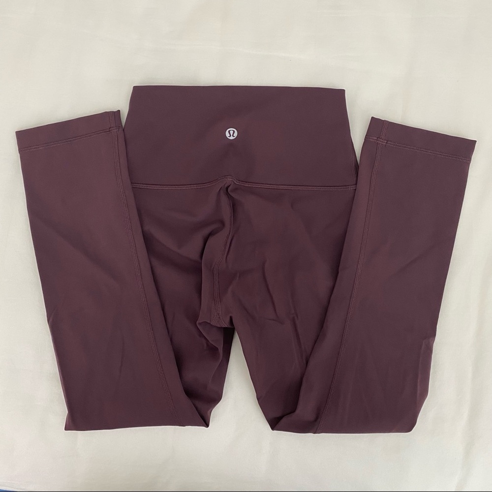 Lululemon - Wunder Under Leggings 21” - Size 2 - Maroon